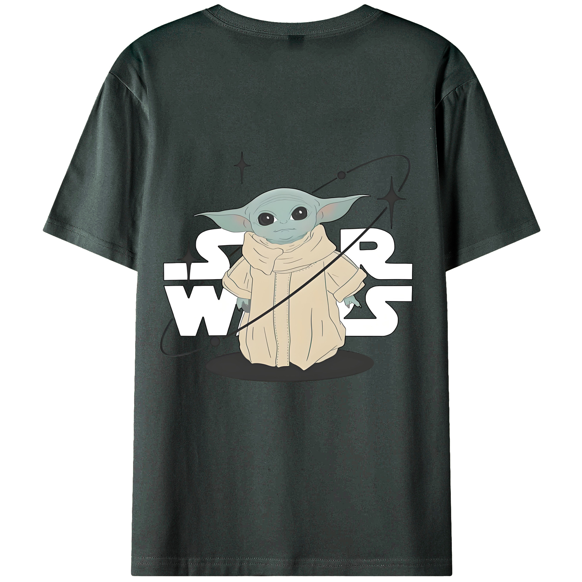 （画像用） スター・ウォーズ Star Wars 綿100％ メンズ半袖Tシャツ（バックプリント） 通気性